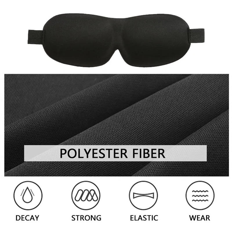 Description Picture 5 of itemCotton Silk Sleep Mask Blindfold Eye Cover Eye Patch Women Men Soft Portable Blindfold Travel Eyepatch Sleeping Eye Mask