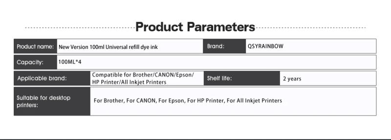 Description Picture 3 of itemALIZEO Refill Ink Kit for Epson for Canon for HP for Brother Printer CISS Ink and refillable printers Cartridges dye ink