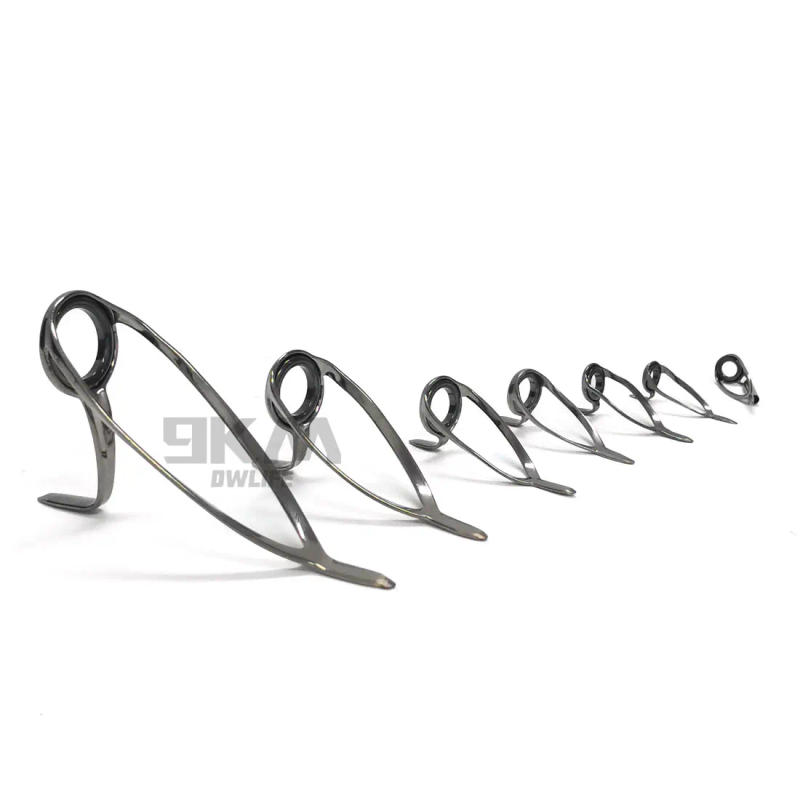 Description Picture 3 of itemFishing Rod Guides Tip Tops 14Pcs Sea Heavy Duty Stainless Steel Replacement Fishing  Accessories Ceramic Eye Ring Repair 4~14mm