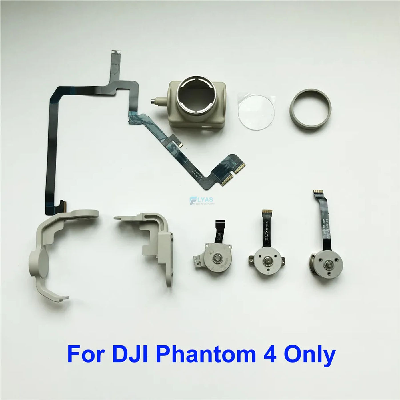 Description Picture 4 of itemGimbal Camera Len Frame Lens with Glass Yaw/Roll Arm Yaw/Roll/Pitch Motor Gimbal Flat Cable Repair Part for DJI Phantom 4 Drone