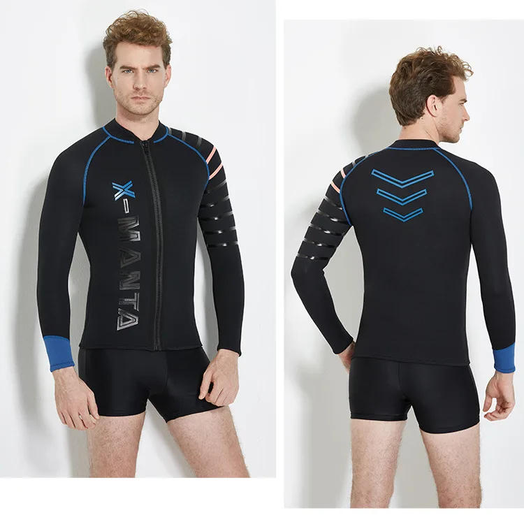 Description Picture 6 of itemDive&Sail Men's 3mm Diving Wetsuit Jackets Pants Long Sleeve Diving Suit Scuba Jump Surfing Snorkeling Wetsuits