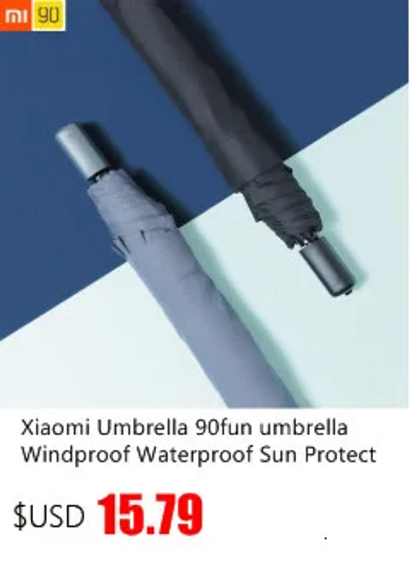 Description Picture 4 of itemXiaomi WD1 automatic umbrella Windproof Waterproof Sun Protection Ultralight Tri-fold umbrella Men /Women Portable mini umbrella