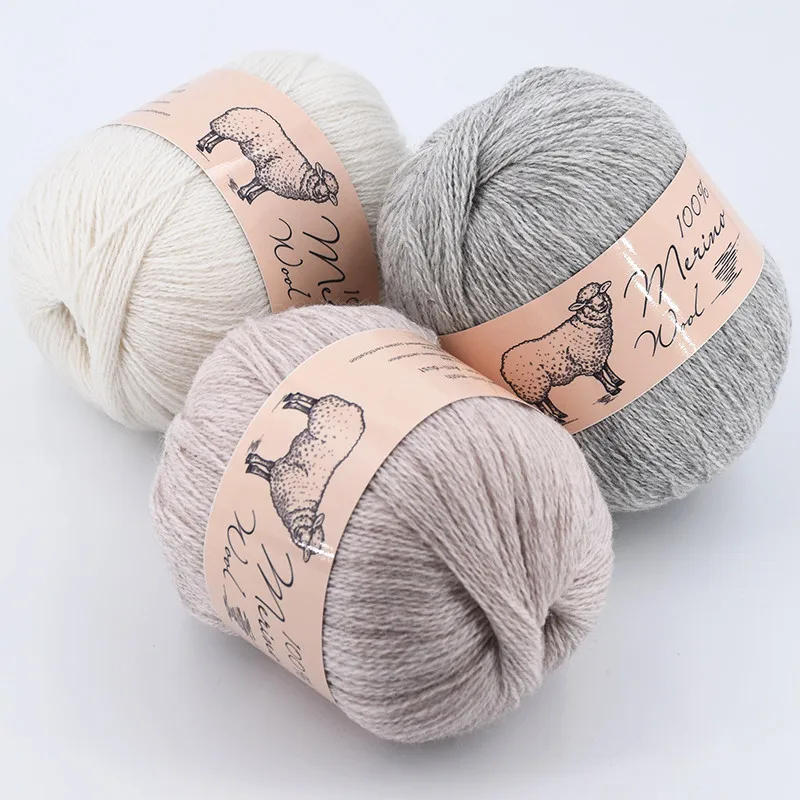 Description Picture 5 of item100% Wool Yarn for Knitting Lightweight Crochet Thick Thread Hand knitted Autumn/winter Mohair Sweater Merino Wool Yarn 50g
