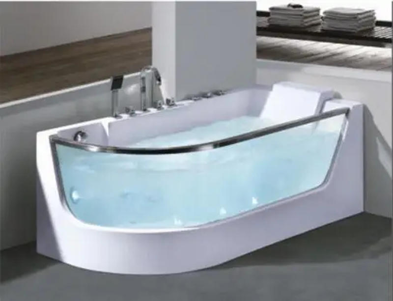 Description Picture 3 of item1650mm Bathroom Whirlpool Bathtub LED Colored Lights Indoor Spa Double People Surf Massage Tub 11248