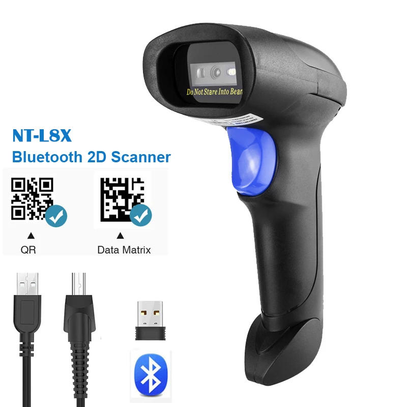 Description Picture 6 of itemNETUM L5 Wired 2D Barcode Scanner AND NT-L8 Wireless QR Bar Code Reader pdf417 for MAC OS, Windows