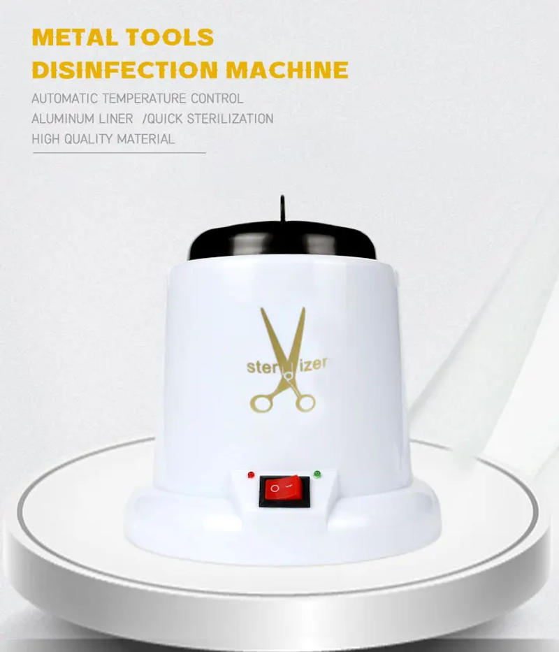 Description Picture 2 of itemHigh Temperature Disinfection Box For Nails Tools Sterilizer With Glass Ball Disinfecting Metal Tools Sterlizer Alcohol Steriliz