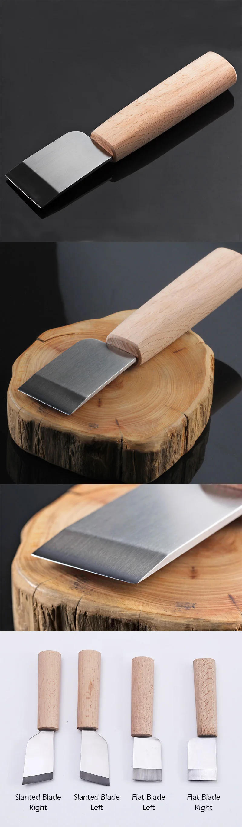 Description Picture 2 of itemWUTA Professional Leather Craft Cutting Knife DIY Craft Knife Sharping Skiving Tool High Speed Steel Blade Right/Left Handed