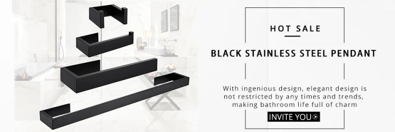 Description Picture 4 of itemToilet Paper Holder Towel Hooks Bathroom Accessories Kit Bar Stainless Steel Bedroom Metal Mounting Kitchen Bath Hardware Sets