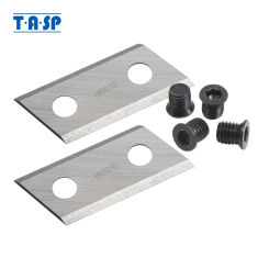 TASP 2pcs Garden Shredder Blade Chipper Knife with Screws Fit Eco ES1600 McCulloch MCS2001 Einhell BG-KS 2040 Ryobi RSH2400R