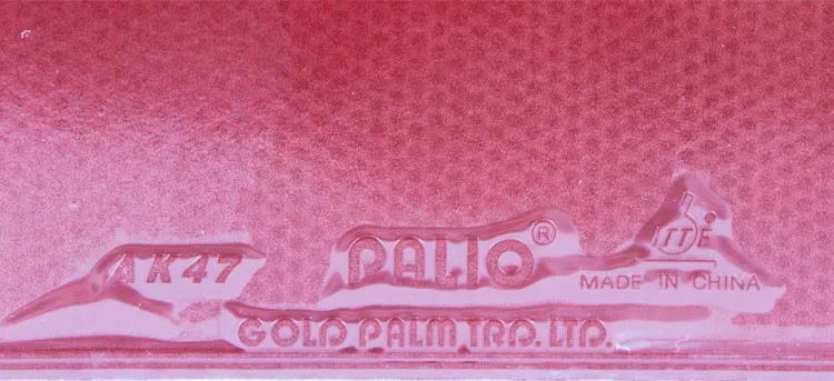 Description Picture 4 of itemOriginal Palio Red AK47 AK-47 AK 47 RED Matt Pips-in table tennis pingpong rubber 2.2mm H45-47
