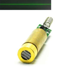 Industrial Brass 532nm 5mW-10mW Line 3V-3.7V Green Laser Diode Lazer Module