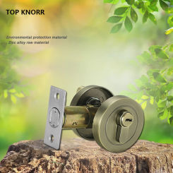 TOPKNORR Door Lock Anti-Theft Door Lock Hidden Form Cylinder Door Handle Single Side Bathroom With Lock Door Lock Invisible Lock