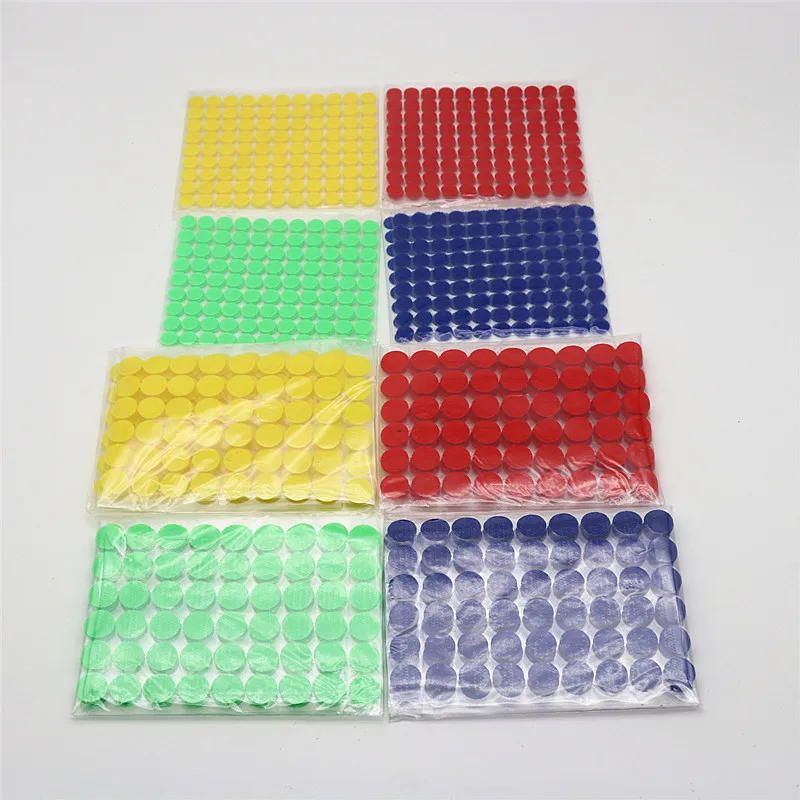 Description Picture 2 of item10Mm 15Mm Multicolor Strong Self-adhesive Fastener Tape Multicolor Dot  Sticker Craft Supplies Diy Handmade Accessories