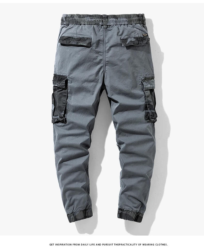 Description Picture 6 of itemSpring and Autumn Overalls Men's Outdoor Sportswear Autumn New Tactical Pants Casual Sports Pants Men's Cotton Trousers