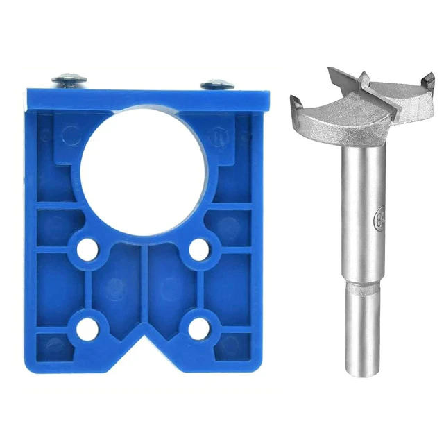 Description Picture 6 of item35mm Hinge Drilling Jig Concealed Guide Hinge Hole Drilling Guide Locator Woodworking Hole Opener Door Cabinet Accessories Tool
