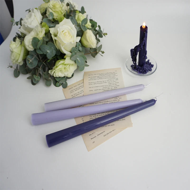 Description Picture 5 of item25.5/30cm Long Pole Candle Plastic Mold DIY Peaked Column Candle Making Kit Household Candle Production Supplies Handmade Gift