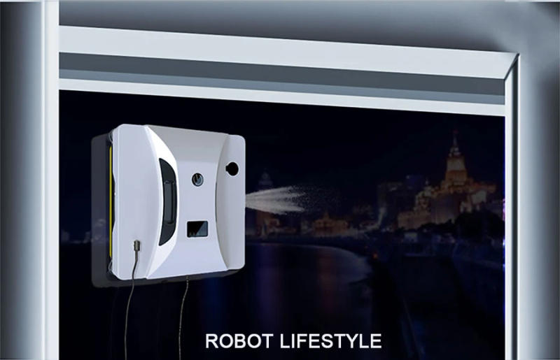 Description Picture 6 of itemWindow Robot With Water Spray High Suction Electric Glass Cleaning Wiper Anti-falling Remote Control Robotic Vacuum Cleaner