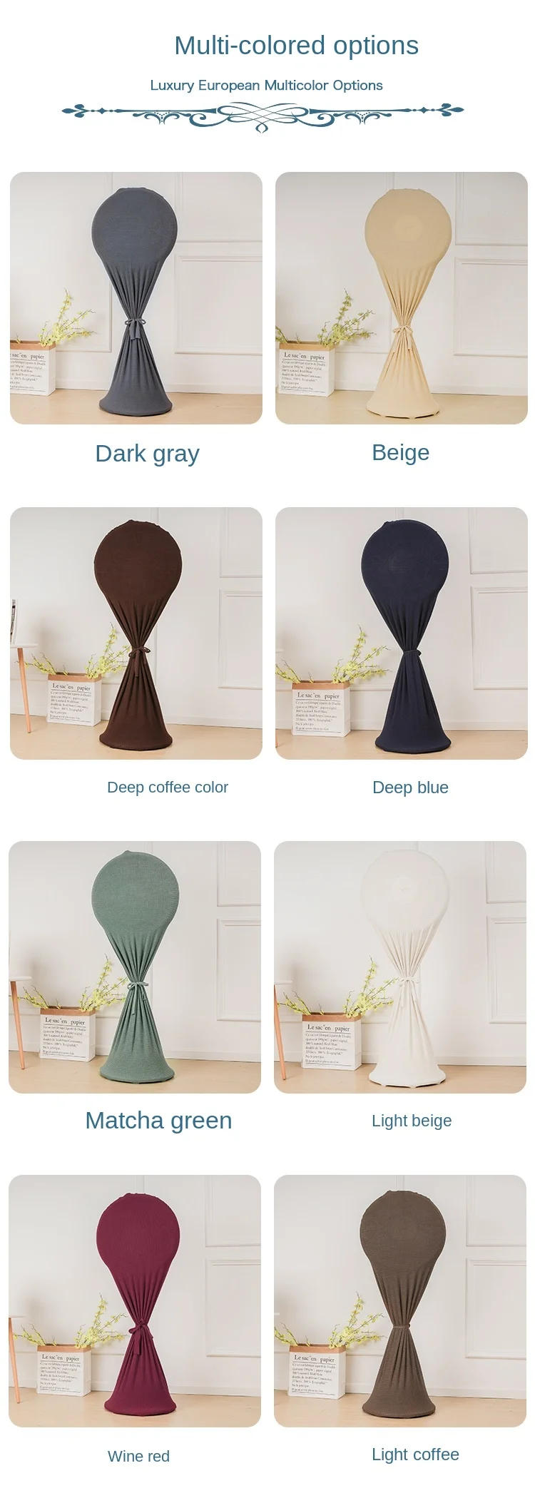 Description Picture 3 of itemElastic All-inclusive Floor Fan Cover Household Hanging Ironing Machine Dust Cover Elastic Fabric Electric Fan Cover Universal