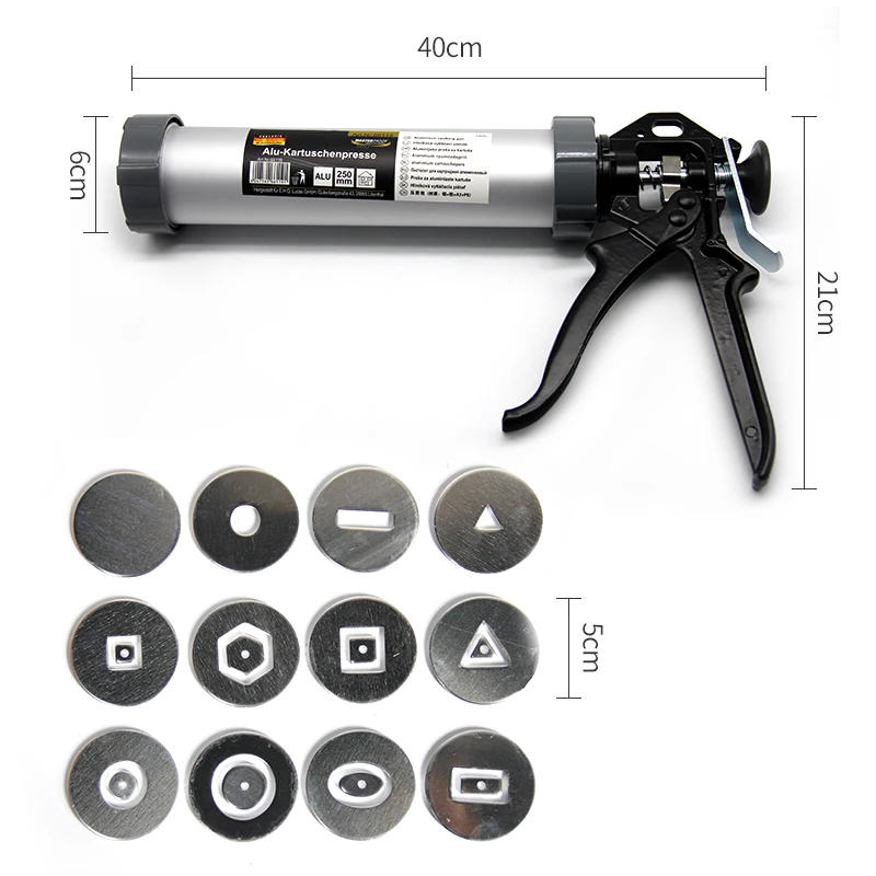 Description Picture 4 of itemPottery Tools Hollow Mud Stick Extruders Handheld Mud Guns for Extruding A Variety of Clay Bars Clay Modeling Ceramic Art Tools