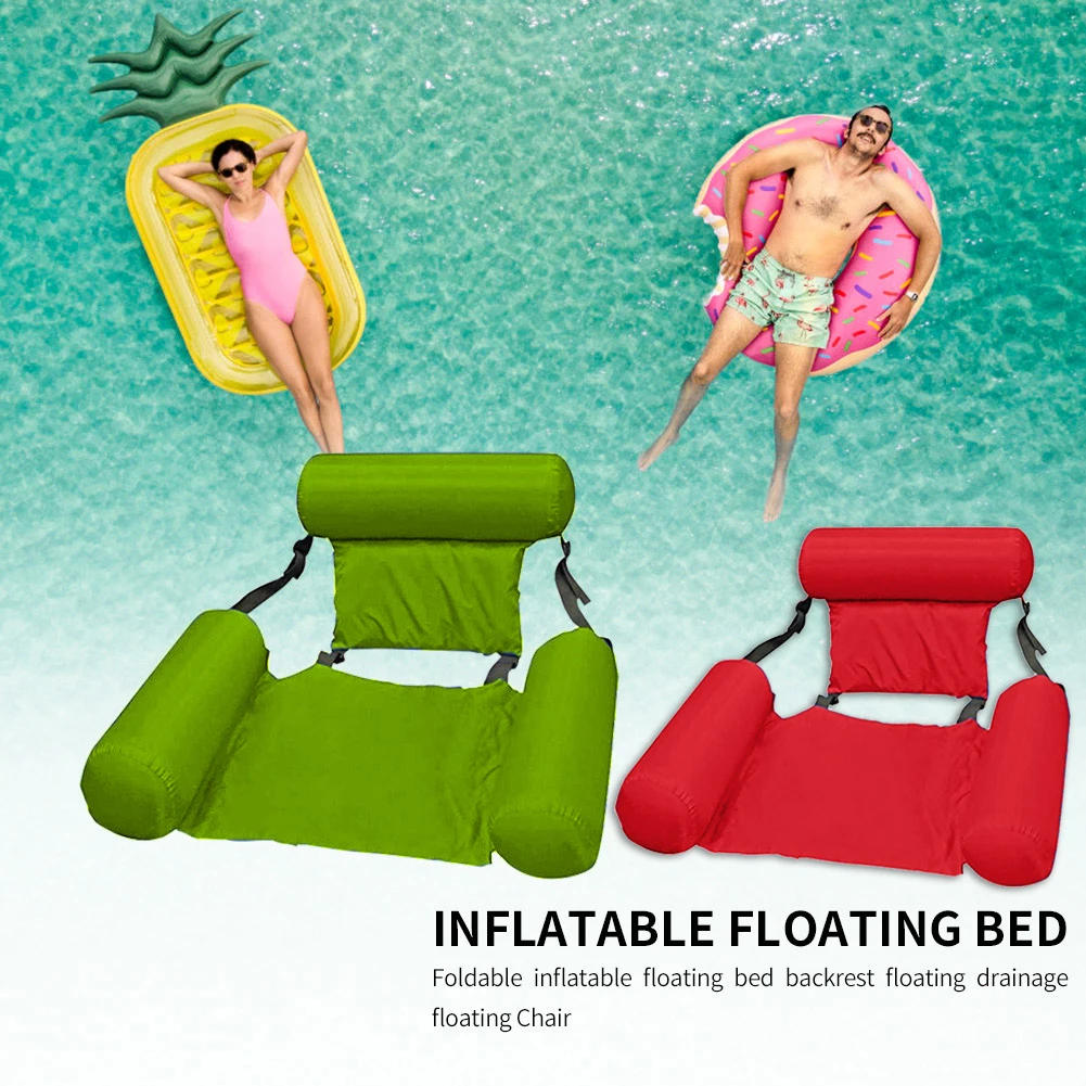 Description Picture 5 of itemInflatable Mattresses Water Swimming Hammock Lounge Chairs Pool Sports Toys Float Mat Toys Pools for Adults Floating Bed