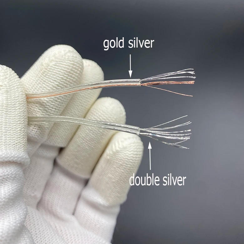 Description Picture 5 of itemTransparent Parallel Wire 22awg 24awg 26awg 30awg  2-core DIY Sheath Chandelier Special Crystal Wire for Lighting Accessories