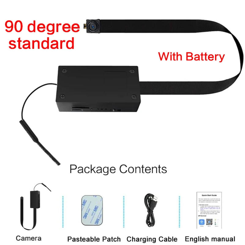 Description Picture 3 of itemWiFi IP Mini Nanny Camera Module Motion P2P battery Camera Video Recorder Home security Micro camcorder remote control Hidden TF