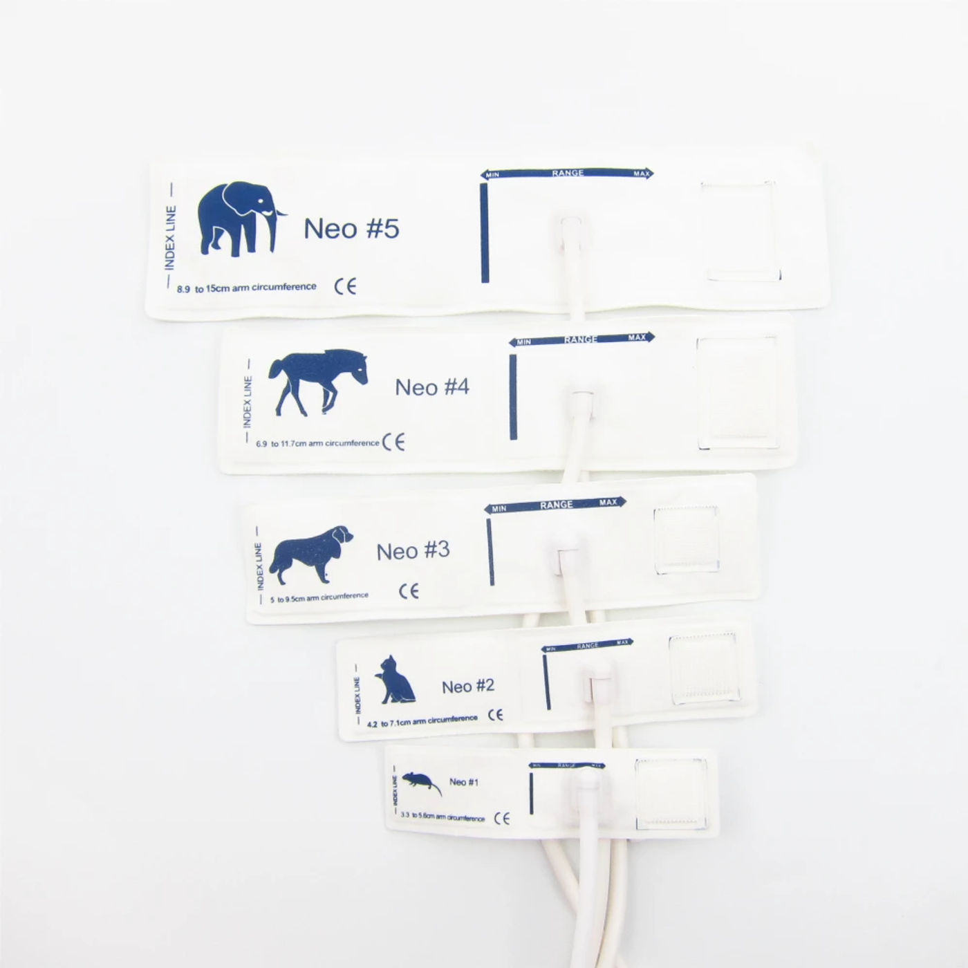 Description Picture 6 of itemVet Animal Pets Cuff Sleeve Veterinary NIBP Cuff Veterinary Blood Pressure Cuff Animal Sphygmomanometer Tonometer NIBP Cuff
