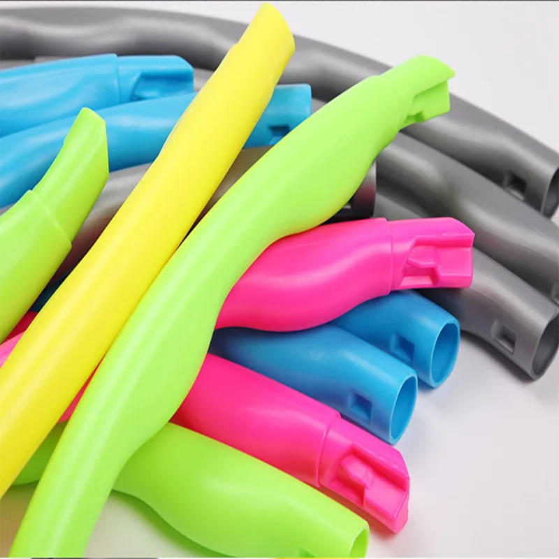 Description Picture 4 of item1Pcs 9/8/7 Tubes Yoga Detachable Pilates Hoop Waist Exercise Slimming Sports Hoops Body Building Massage Gym Loss Weight Hoop