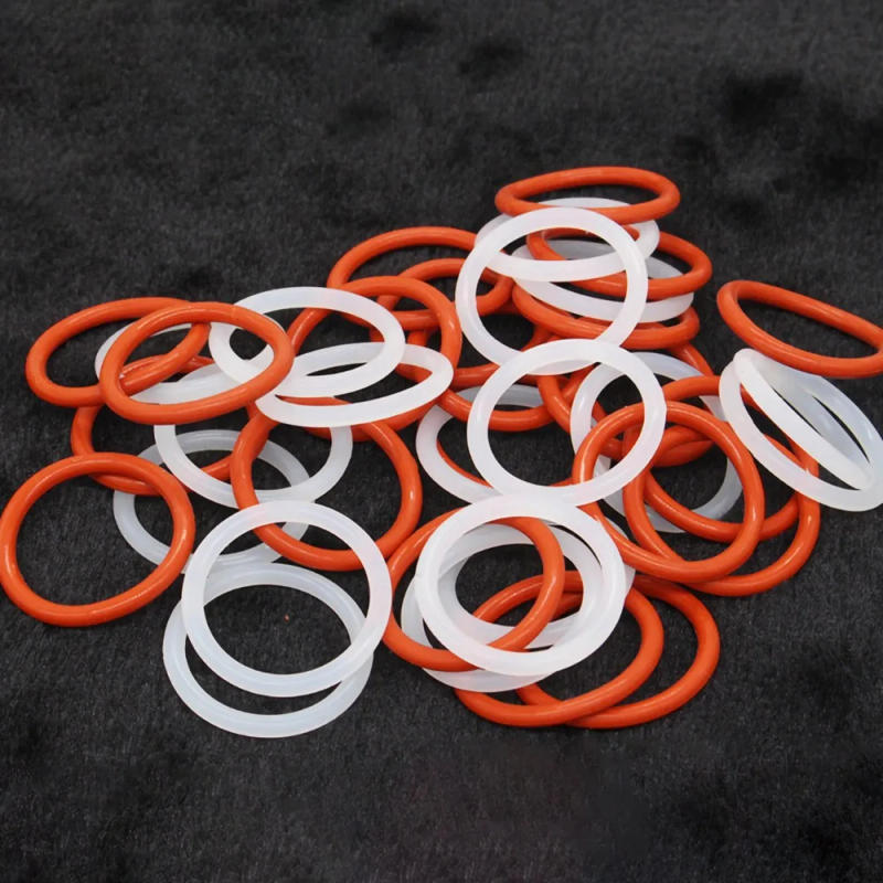 Description Picture 2 of itemRed/White 3.5mm Wire Diameter Food Grade Safe Silicone O Rings Gaskets OD 12-46mm O Ring Seals Washer