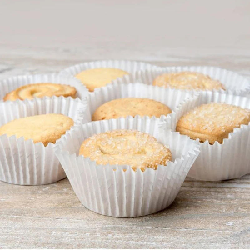 Description Picture 5 of item100Pcs Pure White Cupcake Liners Food Grade Paper Cup Muffin Cases Cake Baking Egg Tarts Tray Cake Mold Pastry Decorating Tools