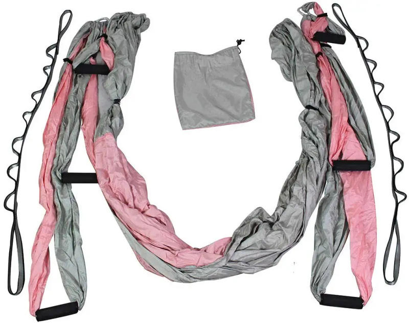 Description Picture 3 of itemAerial Yoga Hammock Set Trapeze Inversion Equipment Yoga Swing for Home Gym Hanging with Carry Bag and Extension belt