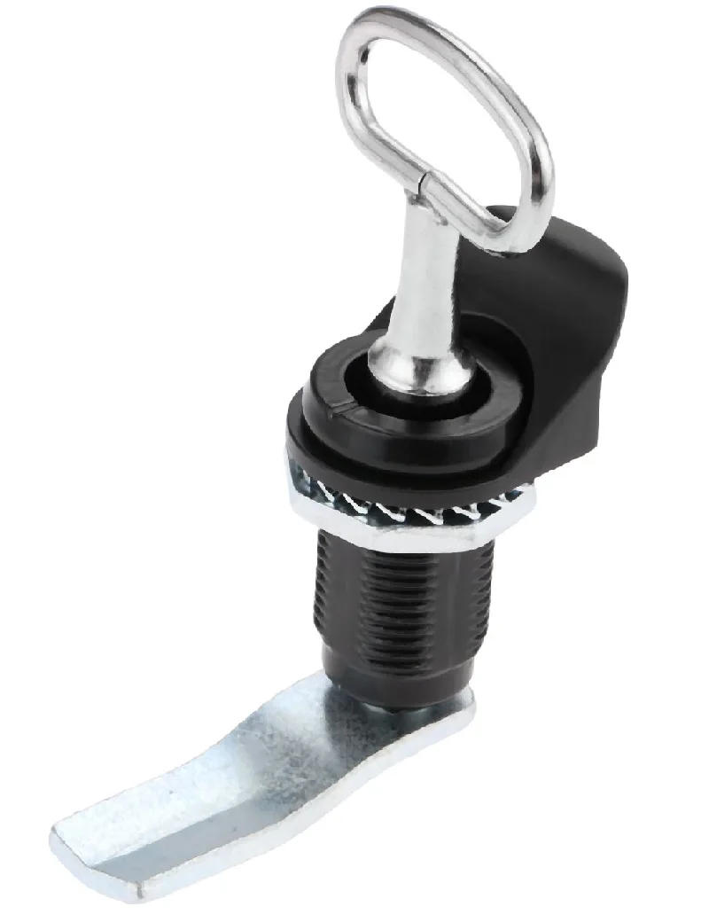 Description Picture 3 of itemBlack Metal Mini Cam Cabinet Door Lock Mailbox Drawer Cupboard Cylinder Triangle Lock With Keys MS816