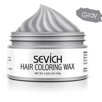 temporary hair color wax men diy mud One-time Molding Paste Dye cream hair gel for hair coloring styling silver grey