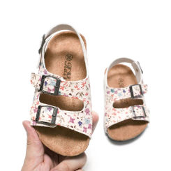 Kid's New Style Cork Sole Anti-slip Casual Kid's Shoes Size Children's Slippers Girls Boys Sandals Summer New 2021