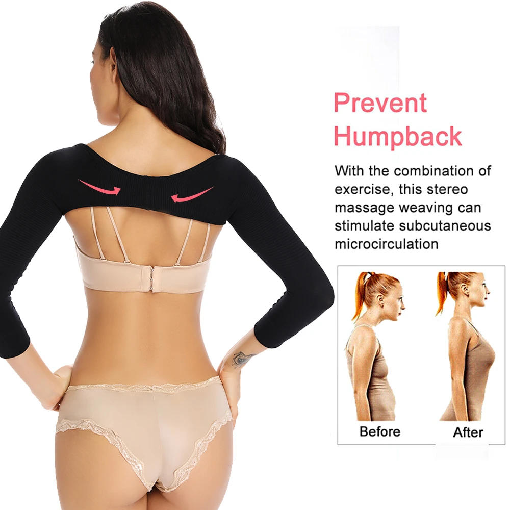 Description Picture 5 of itemWomen Arm Shaper Back Shoulder Corrector Humpback Prevent Arm Control Correct Posture Slimming Underwear Shapewear Body Shaper