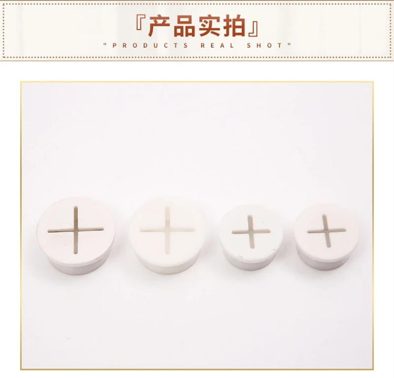 Description Picture 6 of item10 Pcs Desk Cord Grommet Flexible Silicone Cable Hole Cover Wire Organizer Round Gasket Desktop Hole Cover