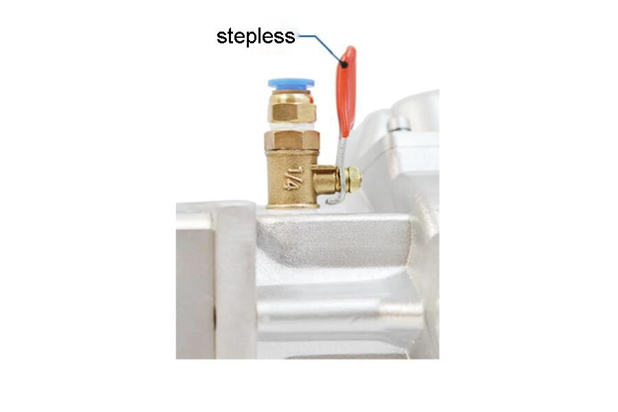 Description Picture 6 of itemThree-cylinder Piston Pneumatic Motor with Worm Gear Reducer Large Torque Low Speed Industrial Strength Explosion-proof Motor