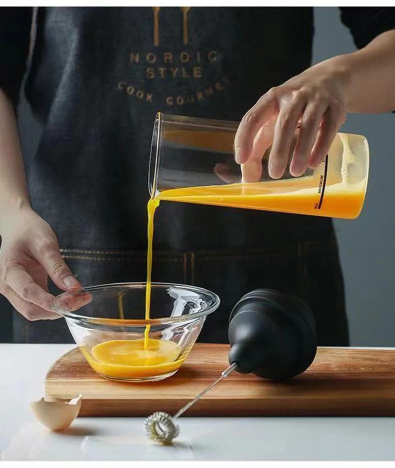 Description Picture 6 of itemElectric Milk Frother Cup Portable Milk Frother Electric Foamer Coffee Foam Maker Milk Shake Mixer Battery Milk Frother Jug Cup