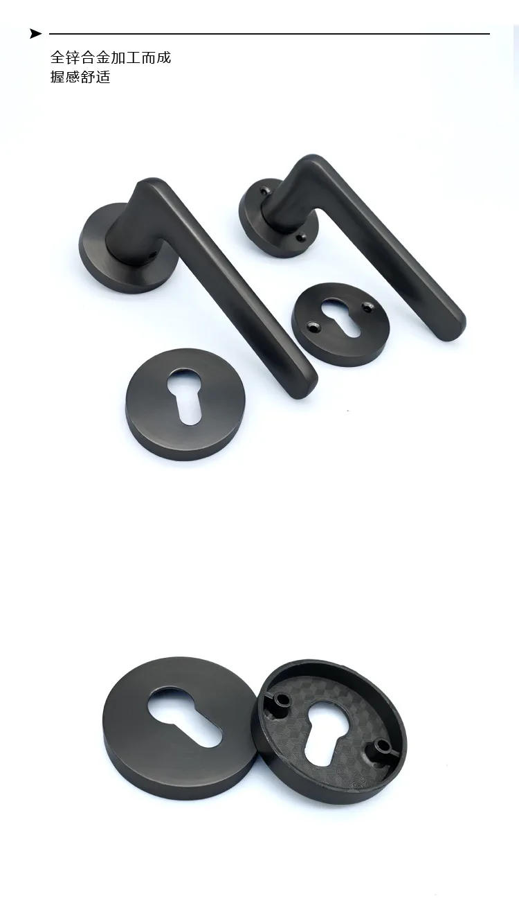 Description Picture 2 of itemZinc Alloy Handle Lock Indoor Door Lock Split Lock Wooden Door Silent Lock Body Door Lock Security Door  Door Lock