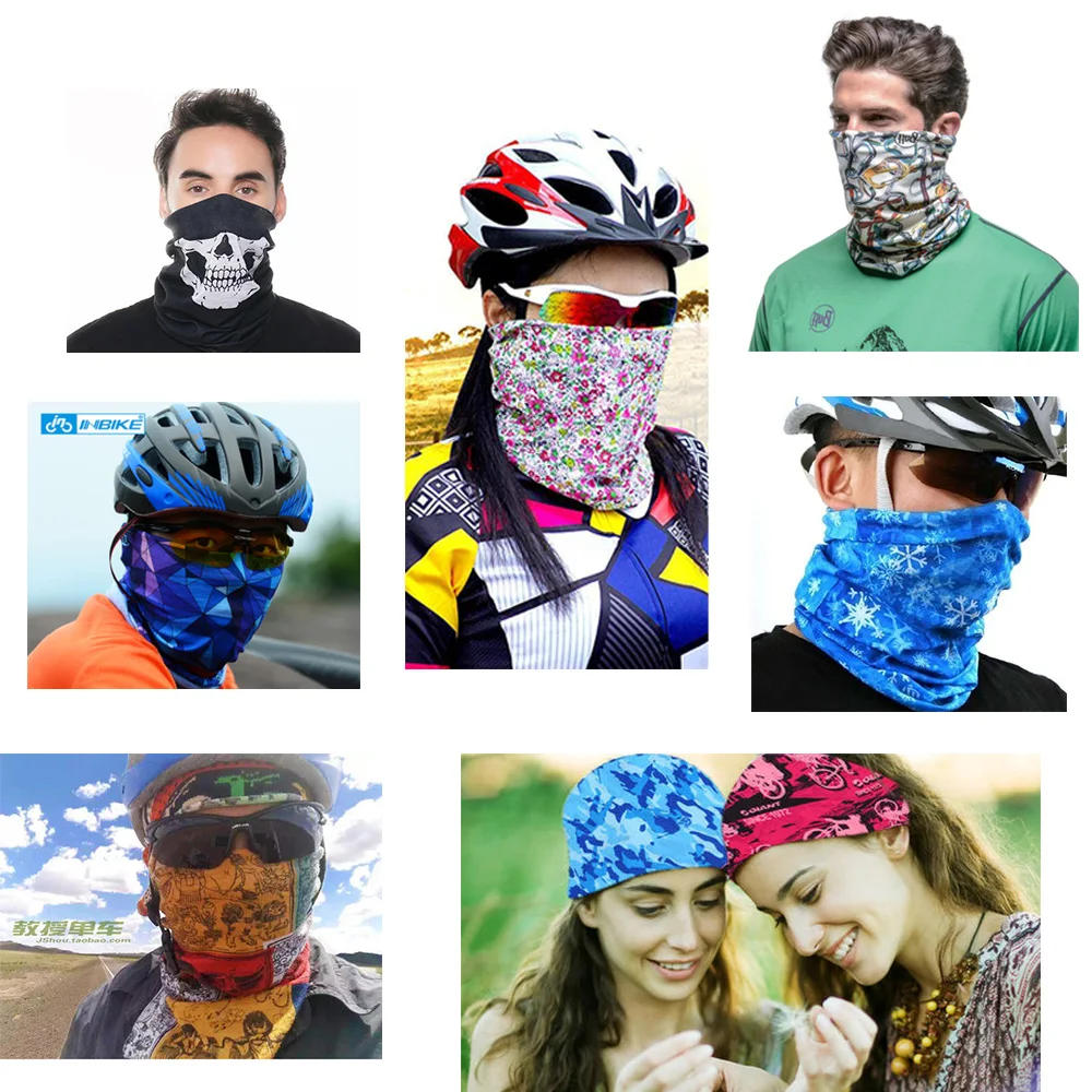 Description Picture 6 of itemOutdoor Magic Bandana Solid Dyeing Color Cycling Hiking Scarves Fashion Headwrap Neck Tube Cover Fishing Windproof Face Mask