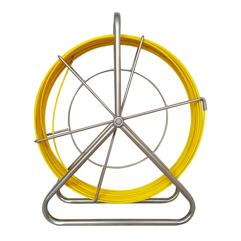 Description Picture 6 of item6MM 100M / 328FT Fiberglass Duct Rodder Fish Tape Continuous Reel Wire Cable Puller RunningRod
