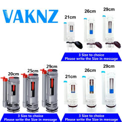 Toilet Flush Repair Kit Push Button Valve Dual Flush valve Suitable for one-piece toilet tank ABS plastic