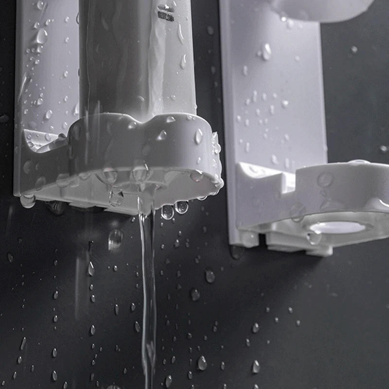 Description Picture 4 of itemToothbrush Holder Creative Traceless Stand Rack Organizer Electric Wall-Mounted Holder Space Saving Home Bathroom Accessories