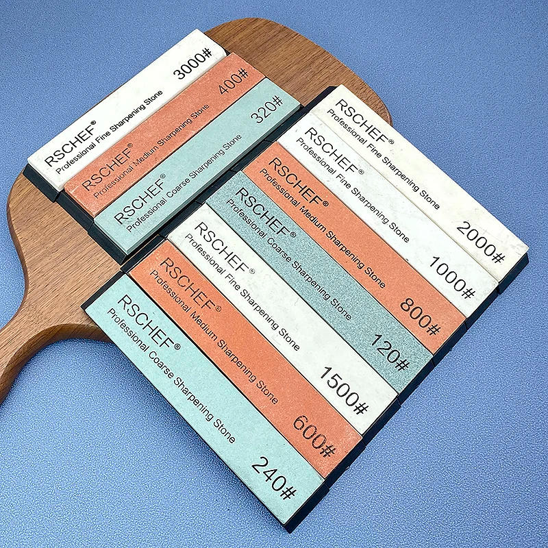 Description Picture 3 of item120#-3000grit Big Whetstone Profession Kitchen Knife Sharpener Sharpening Tool Quick Sharpening System Household Whetstone Apex