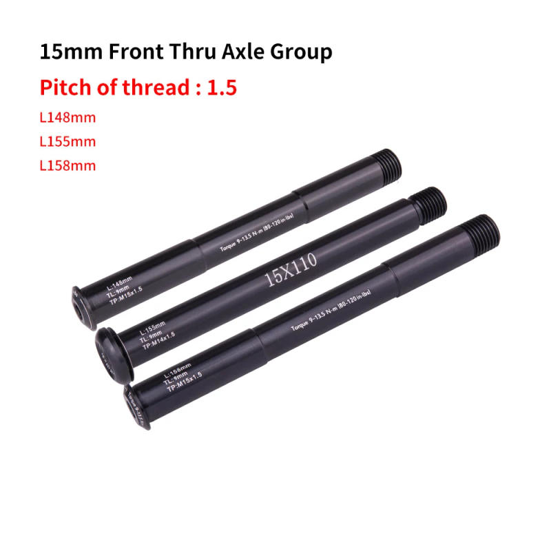 Description Picture 5 of itemZTTO MTB Thru Axle Road Bike Shaft Front Rear Skewers Cap 12mm 15mm Wheel Axis Hub X-12 Nut 15x100 12x142 12x100 12x148 15x110
