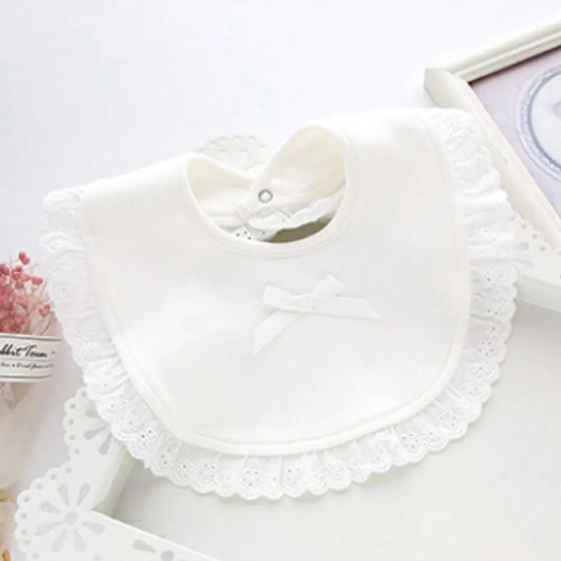 Description Picture 5 of itemLace female baby drool towel Bibs princess lace baby bib female fashion lace bib Girl accesorios bebe burp cloth