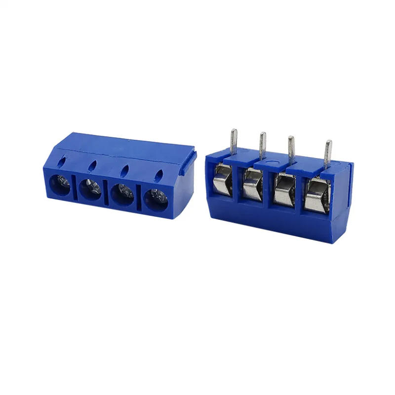Description Picture 6 of itemKF301 2P 3P 4P 5mm Screw Wire Terminal Block KF301-2P KF301-3/4P Pitch 5.0mm Straight Pin Spliceable Plug-in PCB Cable Connector