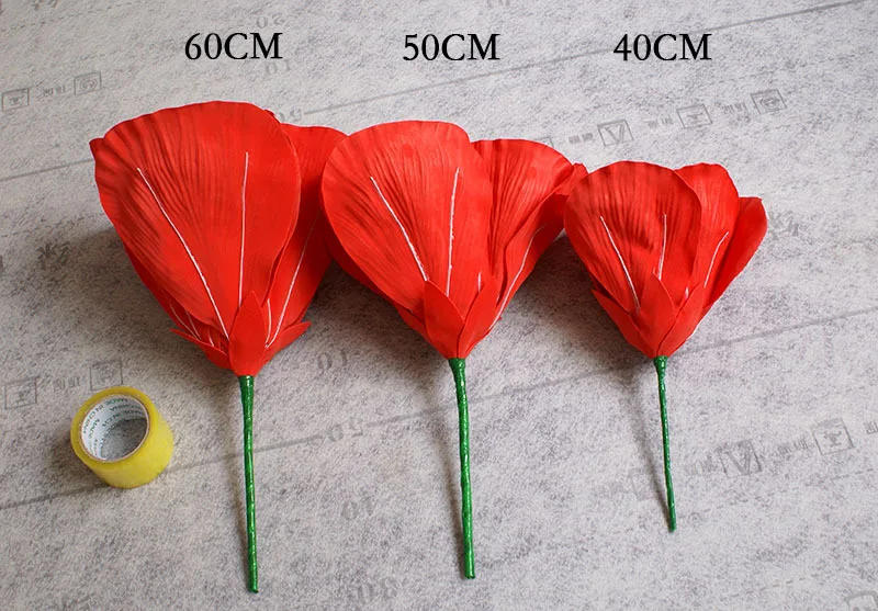 Description Picture 3 of itemArtificial Giant Foam Rose Wedding Background Simulation Flower Wall Road Cited DIY Party Stage Decoration