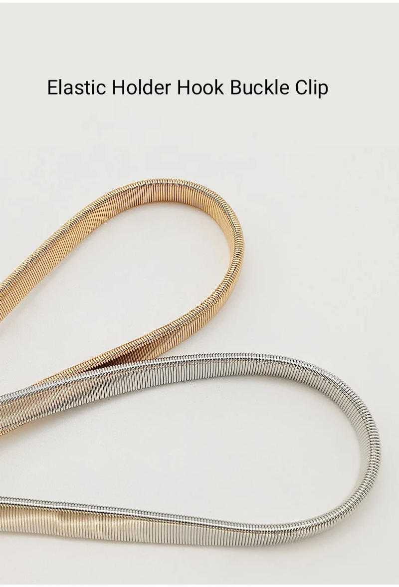 Description Picture 4 of item1Pc Curtain Tieback High Quality Elastic Holder Hook Buckle Clip Pretty and Fashion Polyester Decorative Home Accessorie