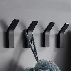 Wall Mounted Towel Hooks For Bathroom Hanger Clothes Coat Hook Wall Hanger Hook Keys Holder Door Wall Hook Home Wall Decor Hooks